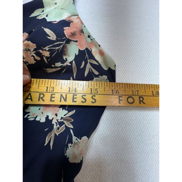 Soprano Womens Floral Maxi Summer Dress Size S Navy Strappy Beach Boho Chic - Picture 12 of 13